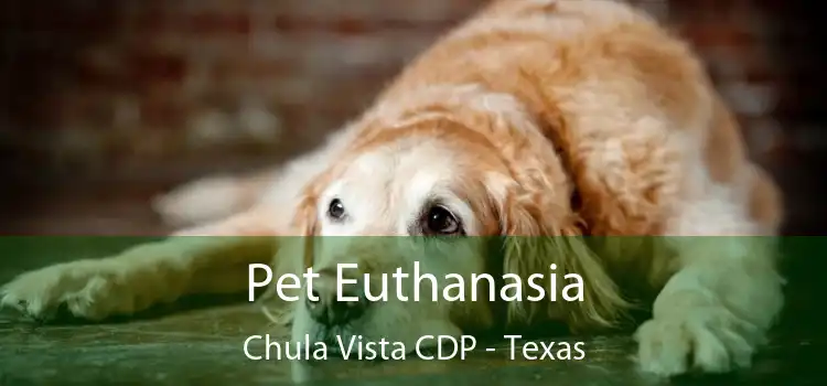 Pet Euthanasia Chula Vista CDP - Texas