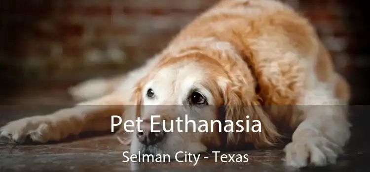 Pet Euthanasia Selman City - Texas