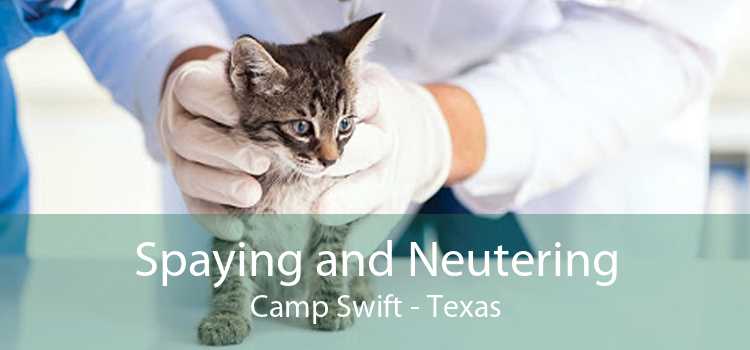 Spaying and Neutering Camp Swift - Texas